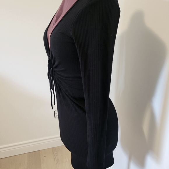 Forever 21 Black Long Sleeved Dress | NWT | Size L - Picture 2 of 6